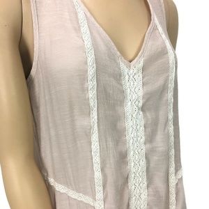 Spense Beige Sleeveless blouse Size Medium